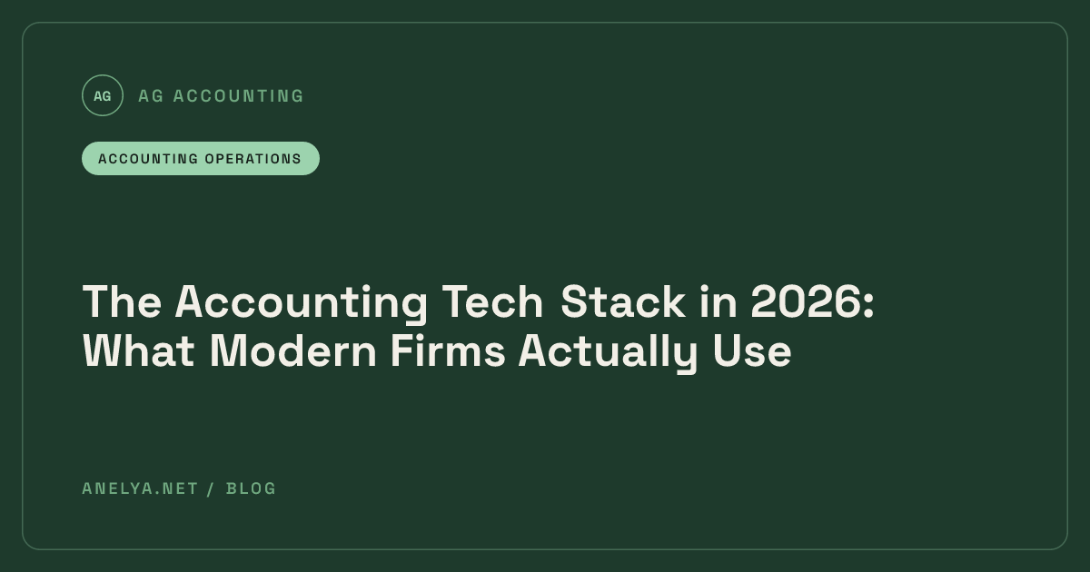 The Accounting Tech Stack in 2026: What Modern Firms Actually Use · AG ...